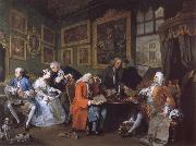 William Hogarth Marriage a la Mode i The Marriage Settlement china oil painting reproduction